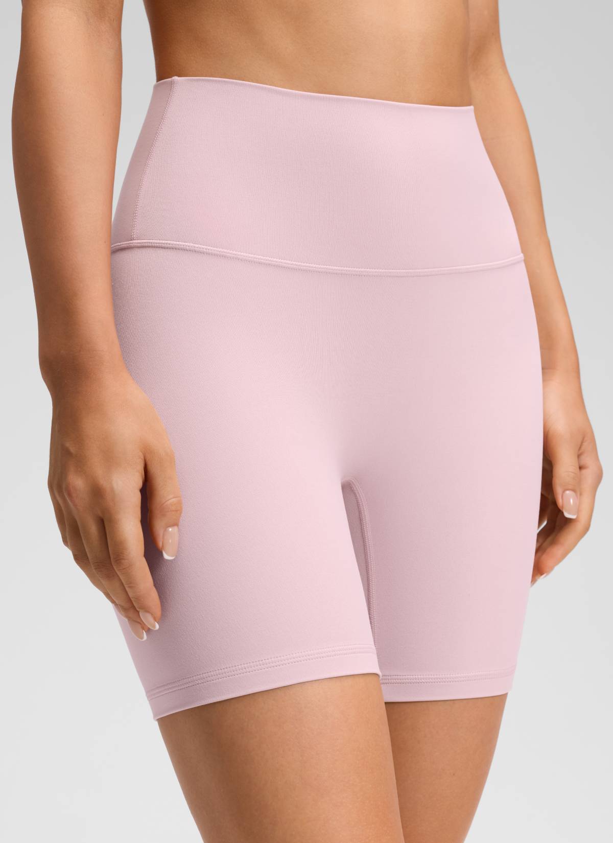 CRZ YOGA Women's Butterluxe Yoga High Rise No Front Seam Short 6