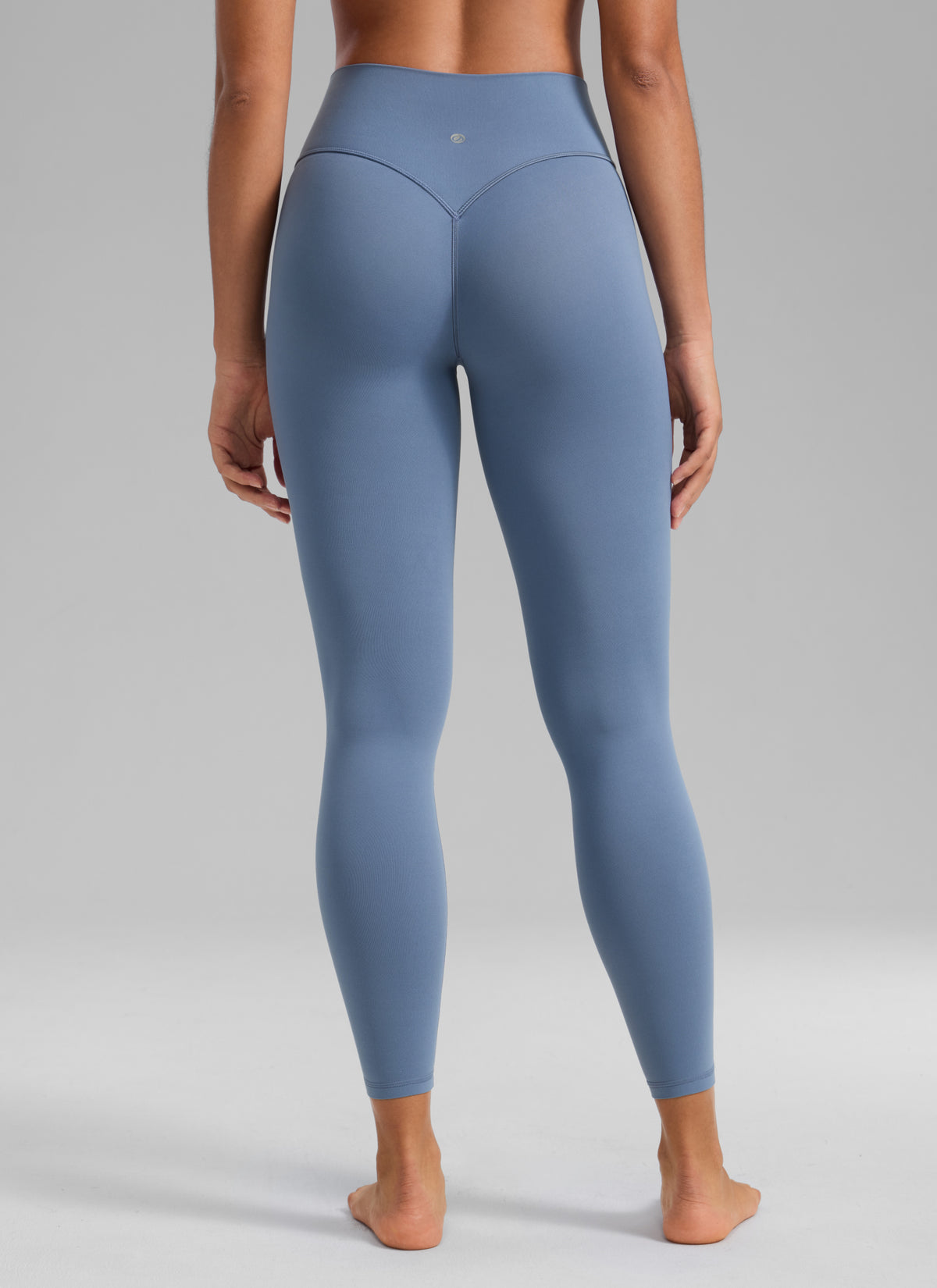 CRZ YOGA Softretch Secretsculpt™ Minor High Rise Front Seam Legging Washed Denim @model_info:F