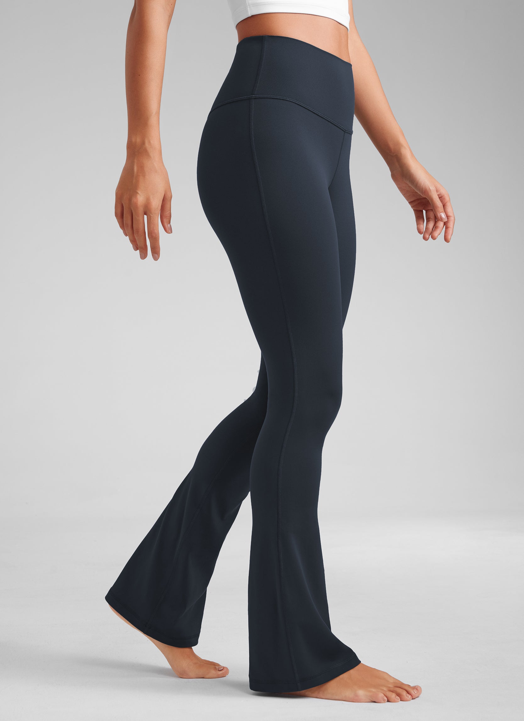 CRZ YOGA Women  Butterluxe High Waist Pockets Mini Flared Leggings 32