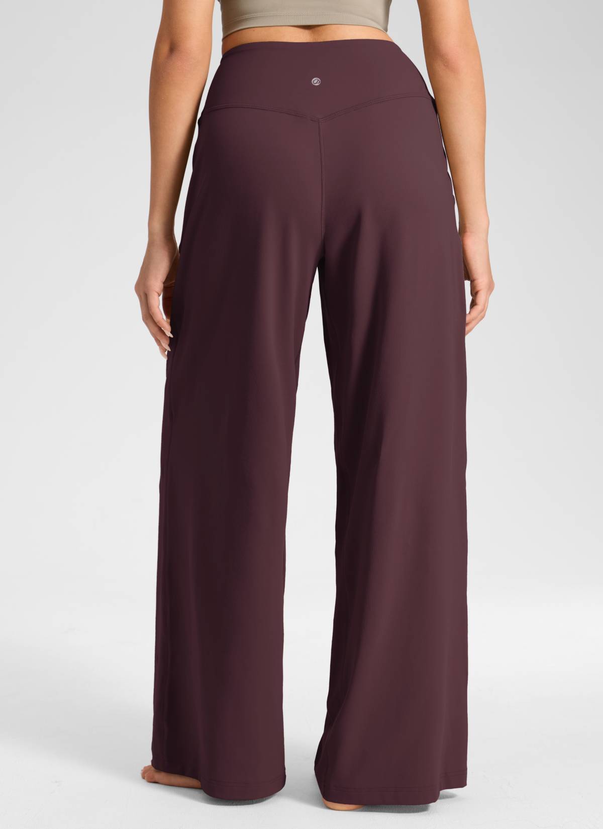 CRZ YOGA Women's Butterluxe Casual High Rise Pocket Wide Leg Pant 30