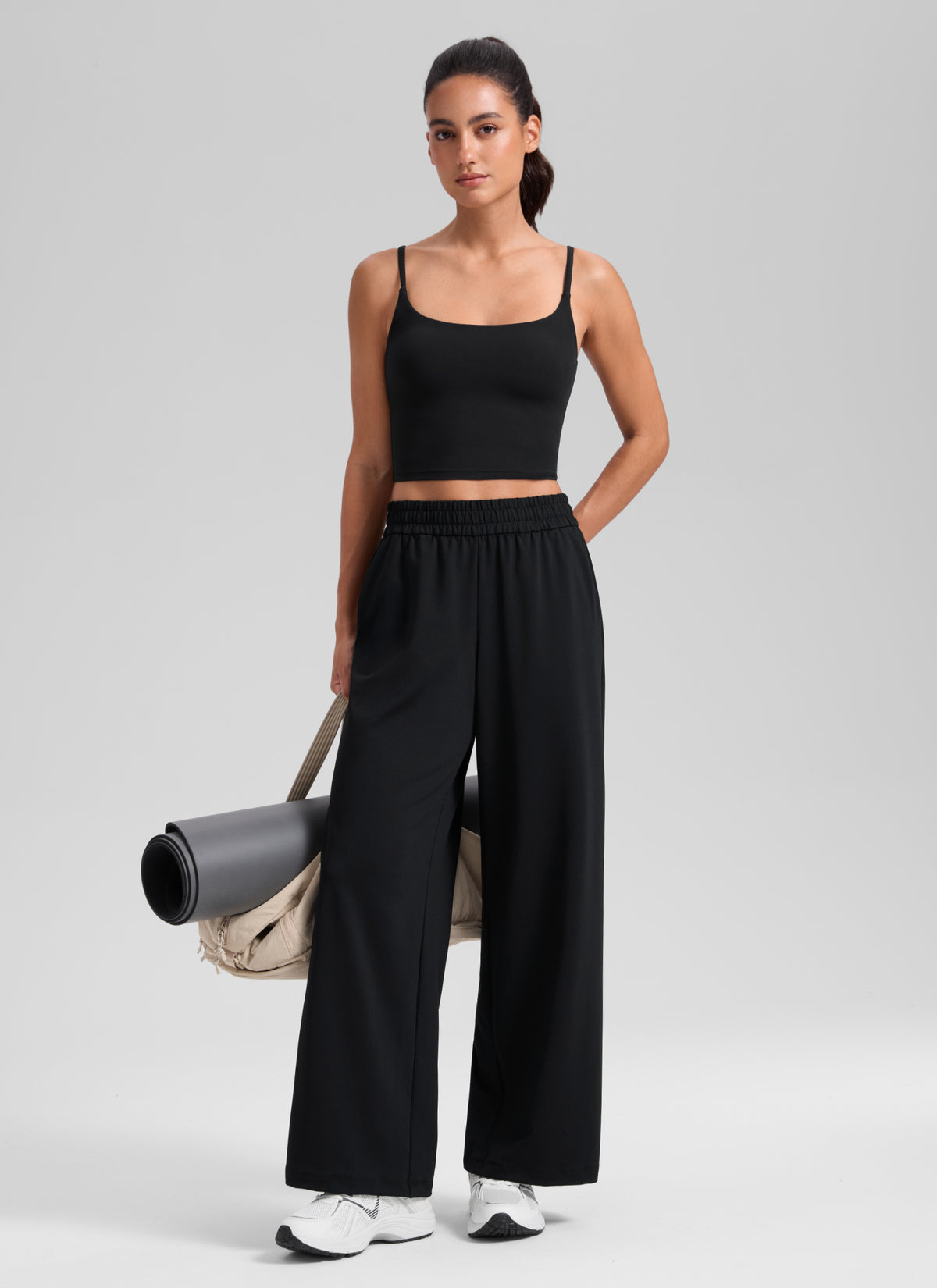 CRZ YOGA Women's Performance Wide Leg Casual Pant 30