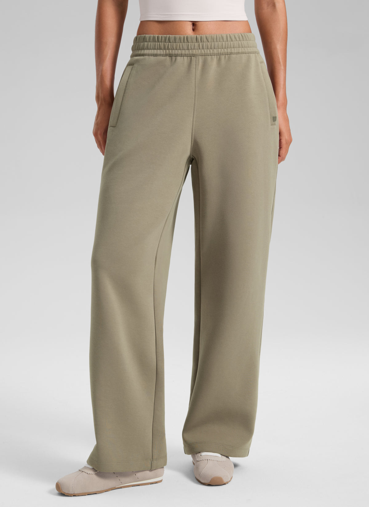 CRZ YOGA Women's Casual Soft Spacer Straight Leg Sweatpant 29